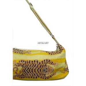 Sacs de yoga en coton 100% écologiques faits à la main avec sangle réglable, design moderne pour un usage unisexe - Product Image 2