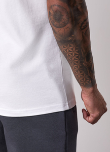 Custom Double-<b>Yarn</b> <b>100</b>% Cotton Short-Sleeve Unisex T-Shirt Heavyweight Streetwear Crew Neck Fashion T-shirt Men - Product Image 5