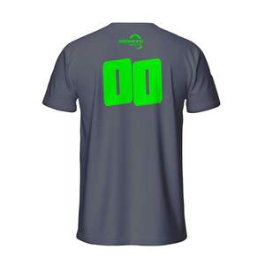 T-shirt d'été pour homme à col rond, en coton épais 100 %, uni, à manches courtes, décontracté et respirant - Product Image 4