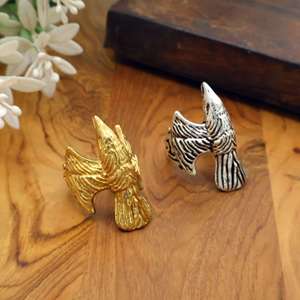Anillo con Cabeza de Águila en Color Oro y Plata, Anillo con Diseño Animal, Estilo Punk y Biker para Hombre, Joyería de Moda, OEM, ODM, Venta al Por Mayor - Product Image 5