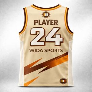 Personnalisez vos propres uniformes de basket-ball d'équipe, ensemble de maillots de basket-ball réversibles, 100% polyester, maillot de basket-ball à séchage rapide, prix avantageux - Product Image 3