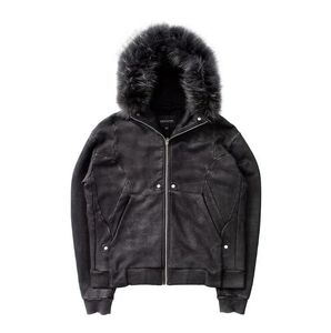 Nouveau Hoodie Unisexe Épais à Épaules Tombantes, Grande Taille, Anti-rétrécissement, Anti-boulochage, Personnalisé, Sans Cordon, Fermeture Éclair, Tendance - Product Image 1