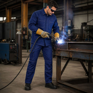 Pantalon de travail cargo en coton biologique, dernière conception, isolant, antistatique, ignifuge, pour mécaniciens, soudeurs et mineurs, grandes tailles, vente en gros - Product Image 6
