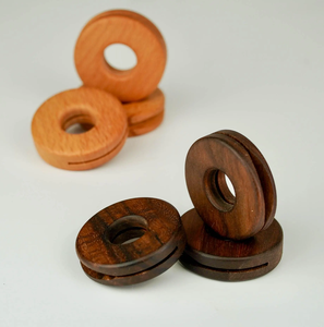 Sellador de Bolsas de Café y Snacks de Madera de Haya Natural Ecológico, Forma Redonda Tipo Donut, Muy Solicitado y en Oferta - Product Image 6