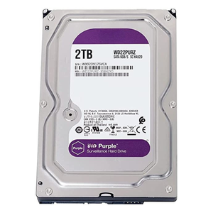 2TB Paarse 3,5 inch SATA interne harde schijf WD22PURZ 5400RPM 256MB cache 6Gb/s Nieuwe desktop beveiligingssysteemopslag voor DVR/NVR - Product Image 4