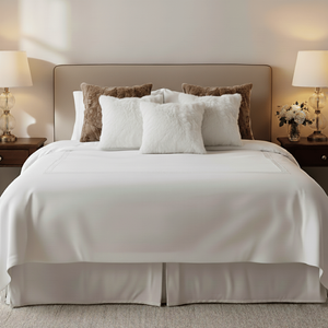 SOGA 6pc 45cm Decorative Pillowcases 4 Pure White Textured and 2 Luxe Brown Fur <b>Plush</b> <b>Pillow</b> Covers for Sofa Bedroom - Product Image 4