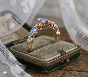 Bague en Acier Inoxydable avec 12 Pierres de Naissance, Pierre Précieuse Porte-Bonheur, Plaqué Or 18 carats, Pierre de Lune Arc-en-ciel, Zircon Rectangulaire Coloré, Cadeau pour Femme, Vente en Gros - Product Image 2