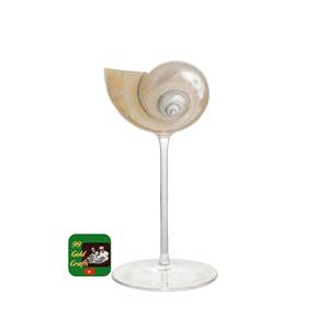 VENTE FLASH - Verre à vin en nacre de Vietnam fait main de luxe, en forme de coquillage, pour une expérience culinaire haut de gamme, décoration de mariage - Product Image 3