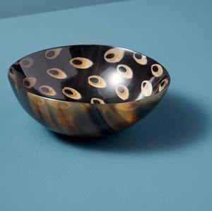 Bol décoratif de luxe vintage en corne de buffle, fait main, naturel, écologique, produit durable pour les fêtes, fabriqué en Inde, parmi les plus vendus - Product Image 4