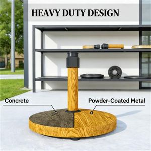 Supporto e Base per Ombrellone da Esterno per Patio e Terrazzo (Solo Base) - Product Image 3