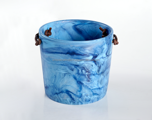 Handmade Epoxy Resin Ice Bucket Champagne <b>Wine</b> Chiller Indoor Outdoor Party Decorative Beverage Storage 400ml Luxury Custom UCI - Product Image 4