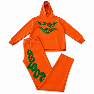 Conjunto Deportivo Informal para Hombre con Estampado Gráfico 3D, Estilo Urbano, Corte Deshilachado, Sudadera con Capucha, MOQ Bajo para Pequeñas Empresas - Product Image 1