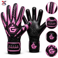 Gants de gardien de but de qualité professionnelle, en cuir, design personnalisé, protection des doigts, unisexe, adultes, antidérapants, pour extérieur, directement de l'usine