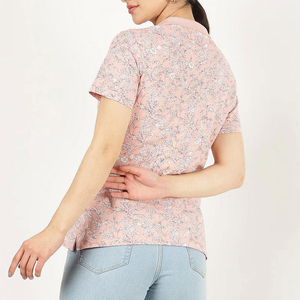 เสื้อโปโลผู้หญิงทรงเข้ารูปออกแบบเองได้ บริการ OEM ราคาถูก เสื้อโปโลผู้หญิงแบบซับลิเมชั่นรุ่นล่าสุด พร้อมบริการ OEM - Product Image 2