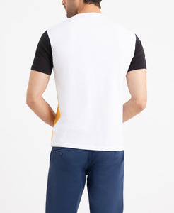 T-shirt en coton pour homme, coupe classique, style actuel, manches courtes, couleur unie, col rond, coupe ample. - Product Image 2