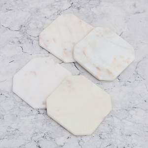 <b>Marble</b> <b>Coaster</b> Mats Pads Customized Classic Square Natural Stone & <b>Marble</b> <b>Coaster</b> Table Decor 4 Inch - Product Image 1