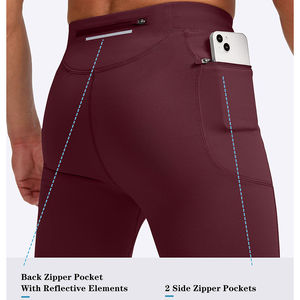 Leggings Deportivos para Hombre, Elásticos, Transpirables, con Tela que Absorbe la Humedad, para Entrenamiento, Running, Yoga y Estilo de Vida Activo, OEM - Product Image 3