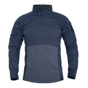 Camisa Táctica de Manga Larga para Hombre de Alta Calidad, 3 Botones, Secado Rápido, 100% Poliéster, Sólida, Antiarrugas - Product Image 4