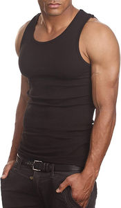 Winteruality <b>Oversize</b> Casual 100% Polyester V-neck Stringer Breathable Knitted Quick Dry Fitness Bodybuilding Tank <b>Top</b> Men's - Product Image 4