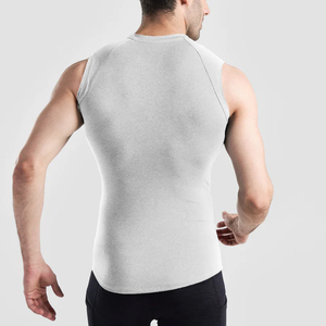 Custom <b>Men</b> Gym Tank Top Sleeveless Fitness <b>Compression</b> <b>Shirt</b> Quick Dry Sports Wear - Product Image 2