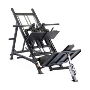 Machine de musculation multifonction compacte et sécurisée pour squats, soulevés de mollets et press à jambes, à charge par plaques d'acier, pour la vente en gros - Product Image 4