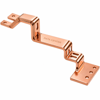Barre omnibus électrique en cuivre pur C1100 T2 usinée CNC, bande de cuivre étamé, plaque de mise à la terre pour système électrique