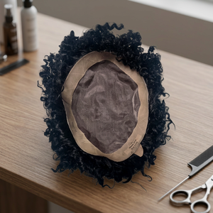 <b>afro</b> hair toupee mono net mono base hair toupee african hair <b>wig</b> toupee for <b>afro</b> remy hair tpupee <b>afro</b> for african mens - Product Image 4
