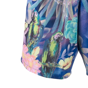 Shorts de plage pour homme à taille mi-haute avec cordon de serrage, séchage rapide, décontractés, écologiques, imprimés par sublimation - Product Image 5