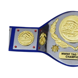 Ceinture de champion de l'équipe de la WWE personnalisable, ceinture de championnat de lutte de qualité supérieure, objet de collection sportif - Product Image 3