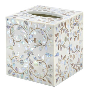 Servilletero Clásico de Lujo Hecho a Mano con Material de Mimbre para el Hogar u Oficina, Calidad Premium - Product Image 1