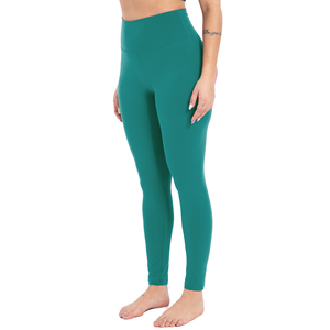 Custom High-Waist Women's Yoga Pants Recycled Fashionable Design Leggings Warm Nylon Sportswear Workout Scrunch Leggings Short - Product Image 5