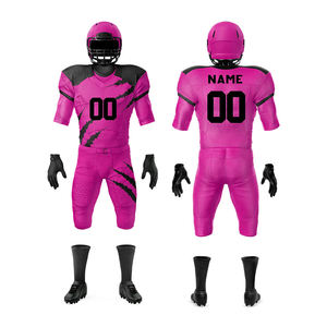 Service OEM 2026, ensemble d'uniformes de football américain, couleur jaune, polyester, vêtements de sport, ensemble d'uniformes de football américain - Product Image 5