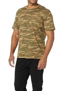 เสื้อยืดแขนสั้นลายพรางสำหรับผู้ชาย ทรงปกติ คอกลม ผ้าเจอร์ซีย์คอตตอน ระบายอากาศได้ดี เหมาะสำหรับใส่กลางแจ้ง - Product Image 4