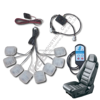 Nuevo Sistema de Masaje Universal para Asientos de Auto AKEE, 1 Juego de Motores Vibratorios Integrados, Sistema Eléctrico DC12V/24V, Control Remoto Ergonómico