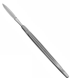 Couteau à double tranchant droit en acier inoxydable, couteau chirurgical - Product Image 5