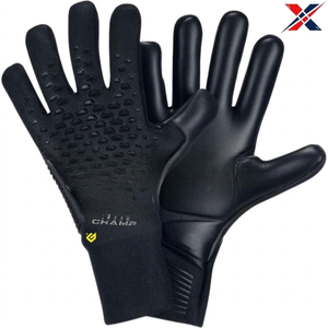 Gants de gardien de but en caoutchouc unisexes pour adultes de haute qualité, respirants, coupe-vent, à doigts complets, antidérapants, avec fermeture auto-agrippante, les plus vendus - Product Image 1