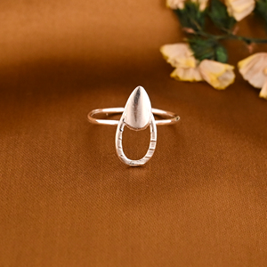 Anillo Ajustable de Latón Plateado, Ligero, Elegante y Moderno para Mujer, Regalo de Boda o Compromiso, Lote al por Mayor de 25 Pares - Product Image 1