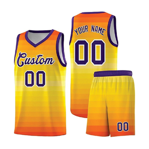 Uniformes de Baloncesto Personalizados y Transpirables, Conjuntos de Camisetas Deportivas Cosidas, Sublimación de Ropa de Baloncesto Personalizada - Product Image 1