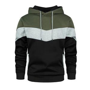 Sudadera con Capucha Corta Térmica de Algodón Liso Estilo Urbano con Bolsillos Laterales y Estampado de Letras Personalizadas para Hombre - Product Image 5