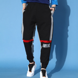 Pantalones unisex de pierna ancha estilo urbano, holgados, bordados, informales, gruesos, tipo jogger, streetwear, para hombre, personalizados - Product Image 2