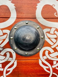 Industrial Norse Viking Shield Artwork Steel Wooden Outdoor Survival Horsing OEM ODM High Quality Lightweight Logo/Private Label - Product Image 4