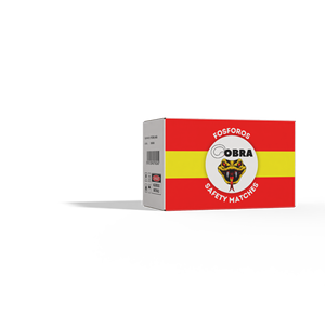 Fabricante de fósforos de seguridad para el hogar, forma de palo, Negro, Rojo, colorido, cabeza de partido personalizada, Material de cartón de madera, uso en la cocina - Product Image 1