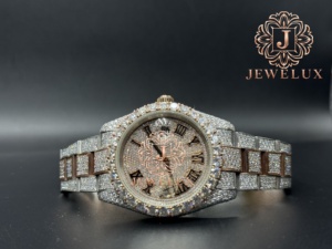 Montre de luxe Hip Hop en acier inoxydable avec diamants Moissanite pour homme, étanche, à quartz, disponible au meilleur prix - Product Image 1