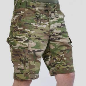 Short cargo camouflage HAN WILD pour homme avec plusieurs poches, taille mi-haute, respirant, technique brodée en coton - Product Image 4