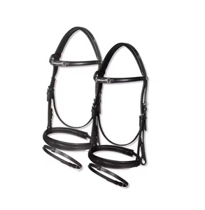 Premium Leather Horse Bridle Western Type <b>Equestrian</b> Equipment for Racing Horse Saddle - Product Image 1
