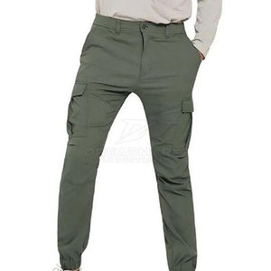 Pantalon cargo décontracté en toile légère coupe streetwear, coupe-vent, pour homme, toutes saisons, vente en ligne en gros - Product Image 2