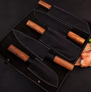 LEGACY BLADES Premium Handmade High Carbon Steel Kitchen <b>Knife</b> <b>Set</b> Wooden Handle Professional Japanese Chef <b>Set</b> Factory Supplier - Product Image 5