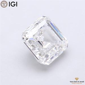 เพชร CVD ทรงแอสเชอร์ น้ำหนัก 5.00 กะรัต ได้รับการรับรองจาก IGI สี D ความสะอาดระดับ VS1 เหมาะสำหรับเป็นเพชรเม็ดเดี่ยวกลางวงแหวน - Product Image 6