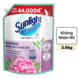 Sunlight Eco-Friendly <b>Liquid</b> Floor Cleaner Pouch with Jasmine and Peppermint Essential Oils 3.6 Kg X 3 - Product Image 1