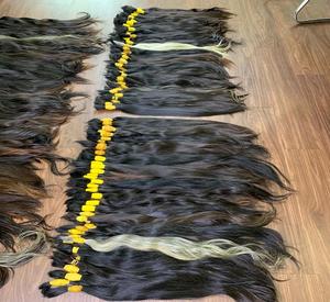 Extensions de cheveux vierges vietnamiennes de qualité supérieure, droites, fines, pour décoloration - Cheveux de bébé en vrac, Minh Khang Hair - Product Image 1